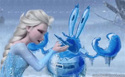 frozen gif|funny frozen gif.